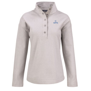 Cutter & Buck Hunts Point Eco Textured Fleece Recycled Womens Snap Pullover