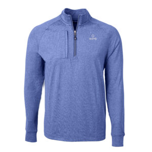 Cutter & Buck Adapt Eco Knit Heather Mens Quarter Zip Pullover