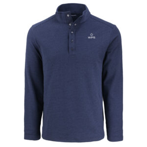Cutter & Buck Hunts Point Eco Textured Fleece Recycled Mens Snap Pullover