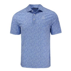 Cutter & Buck Pike Eco Flora Print Recycled Mens Polo